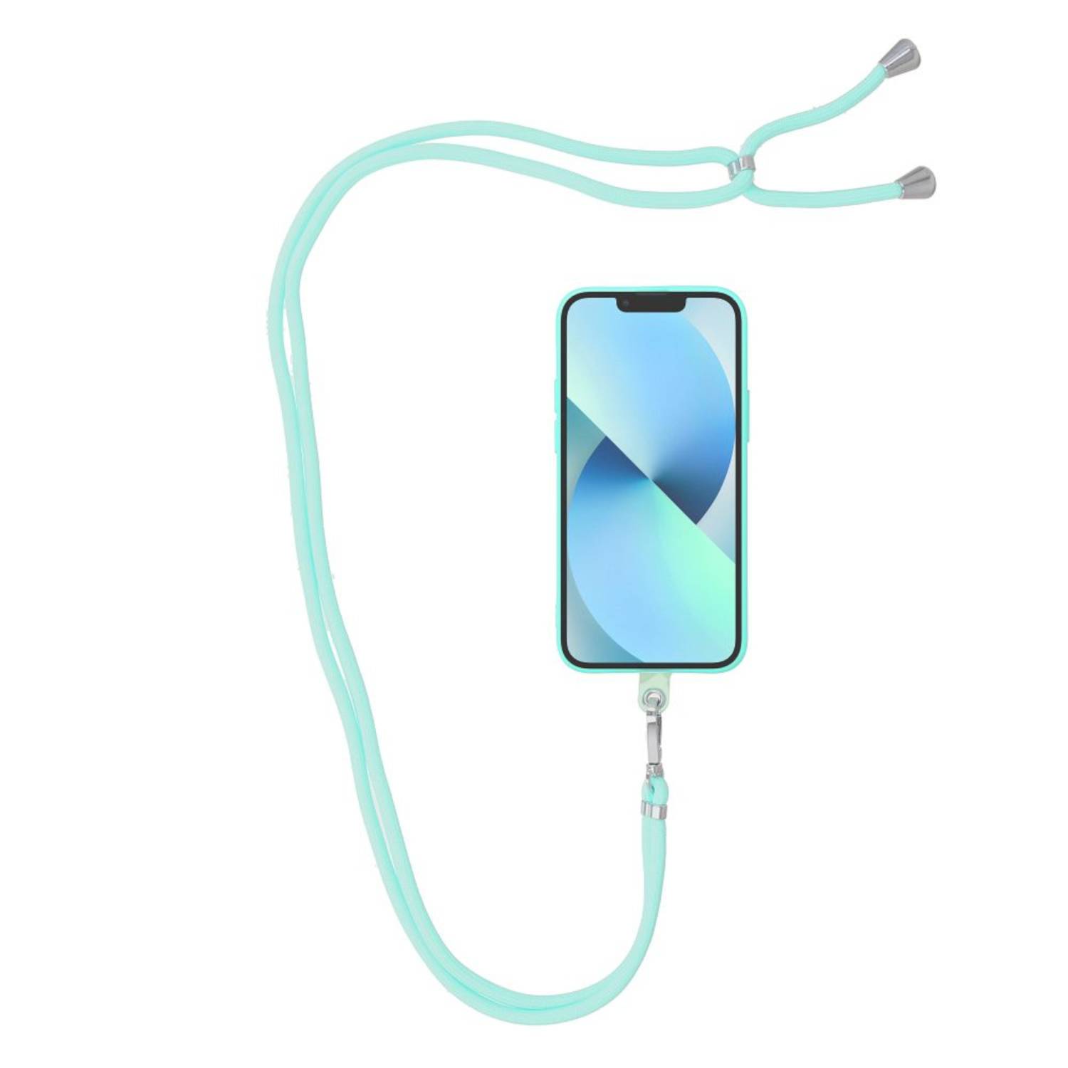 JAMCOVER universelles Handyband Poly Mint, Lanyard, Schlüsselband, Handykette