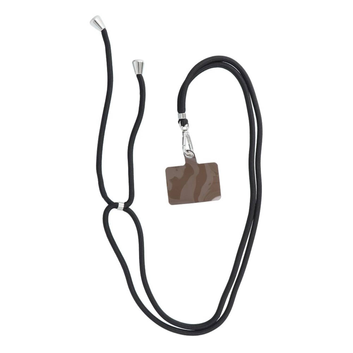 JAMCOVER universelles Handyband Poly Schwarz, Lanyard, Schlüsselband, Handykette