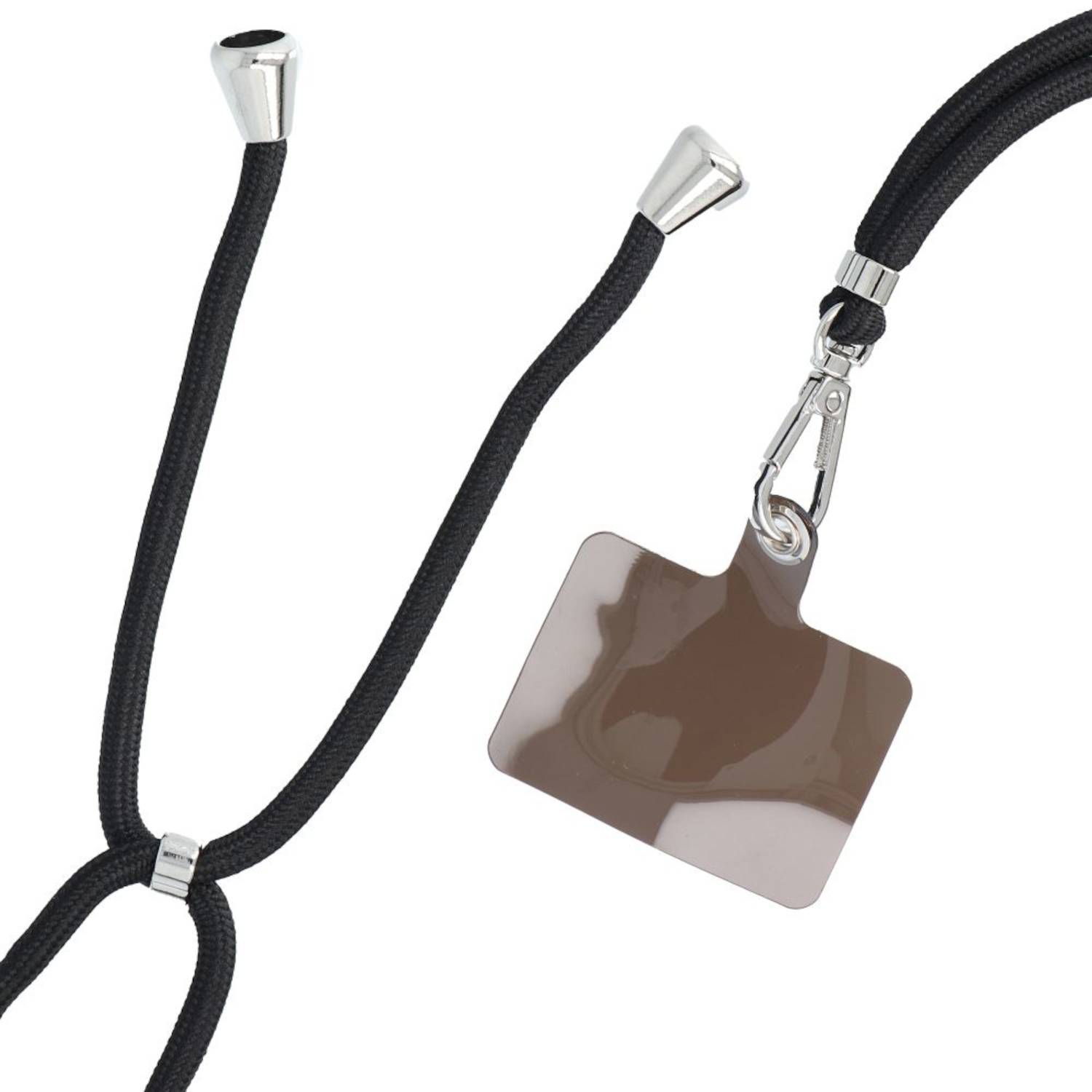 JAMCOVER universelles Handyband Poly Schwarz, Lanyard, Schlüsselband, Handykette