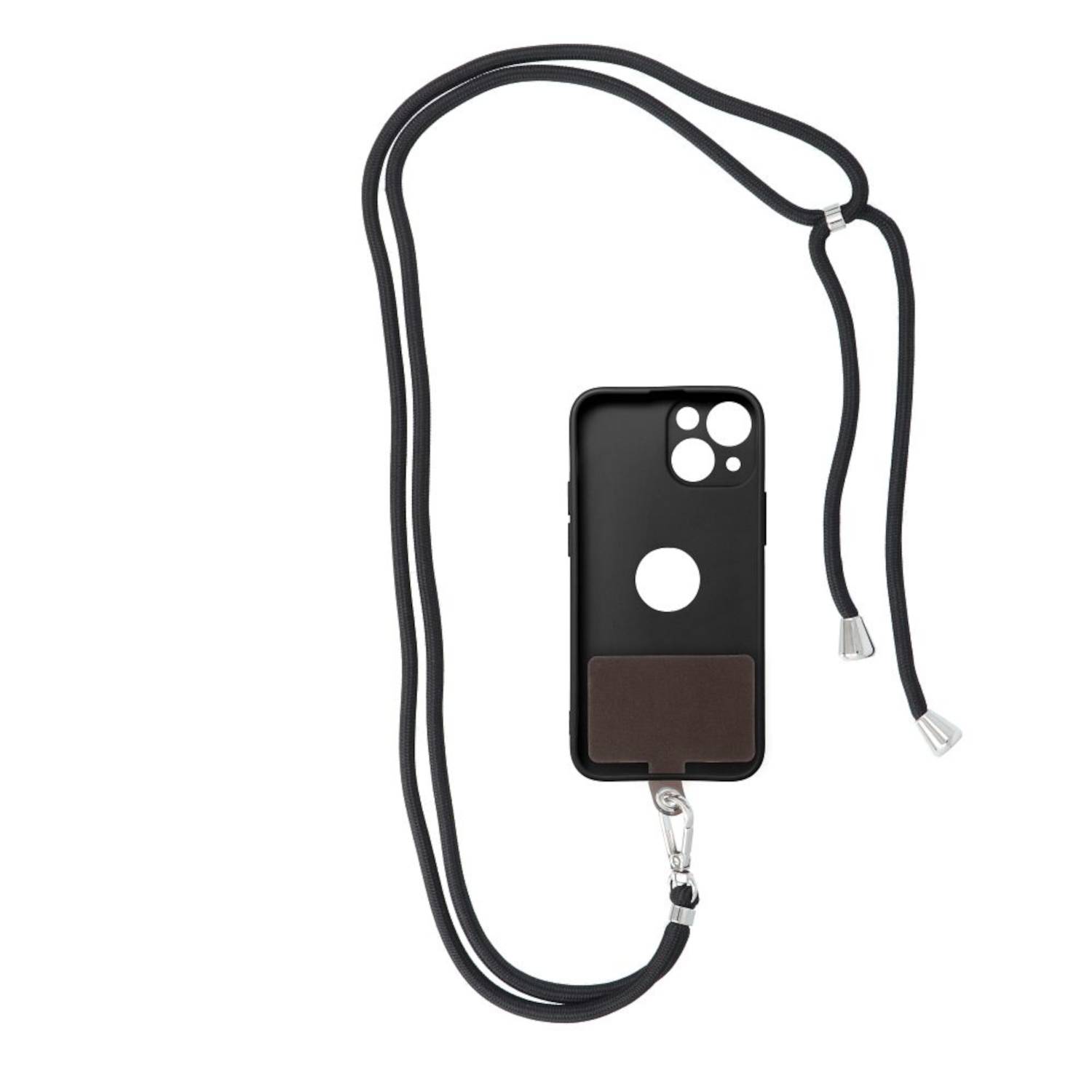 JAMCOVER universelles Handyband Poly Schwarz, Lanyard, Schlüsselband, Handykette