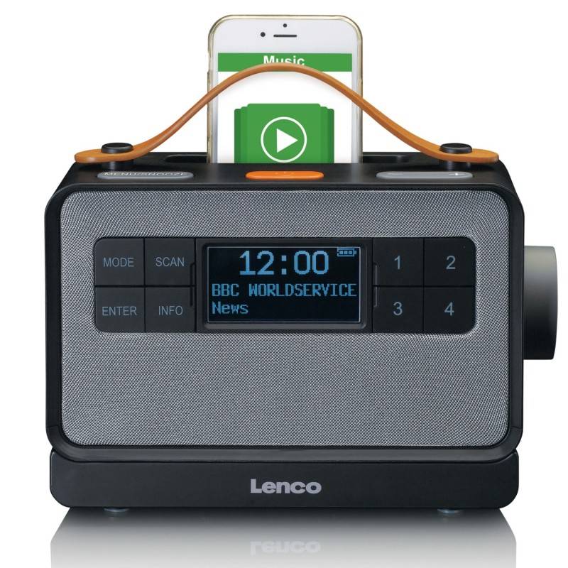 4 Stk. LENCO DAB+ Radio PDR-065BK