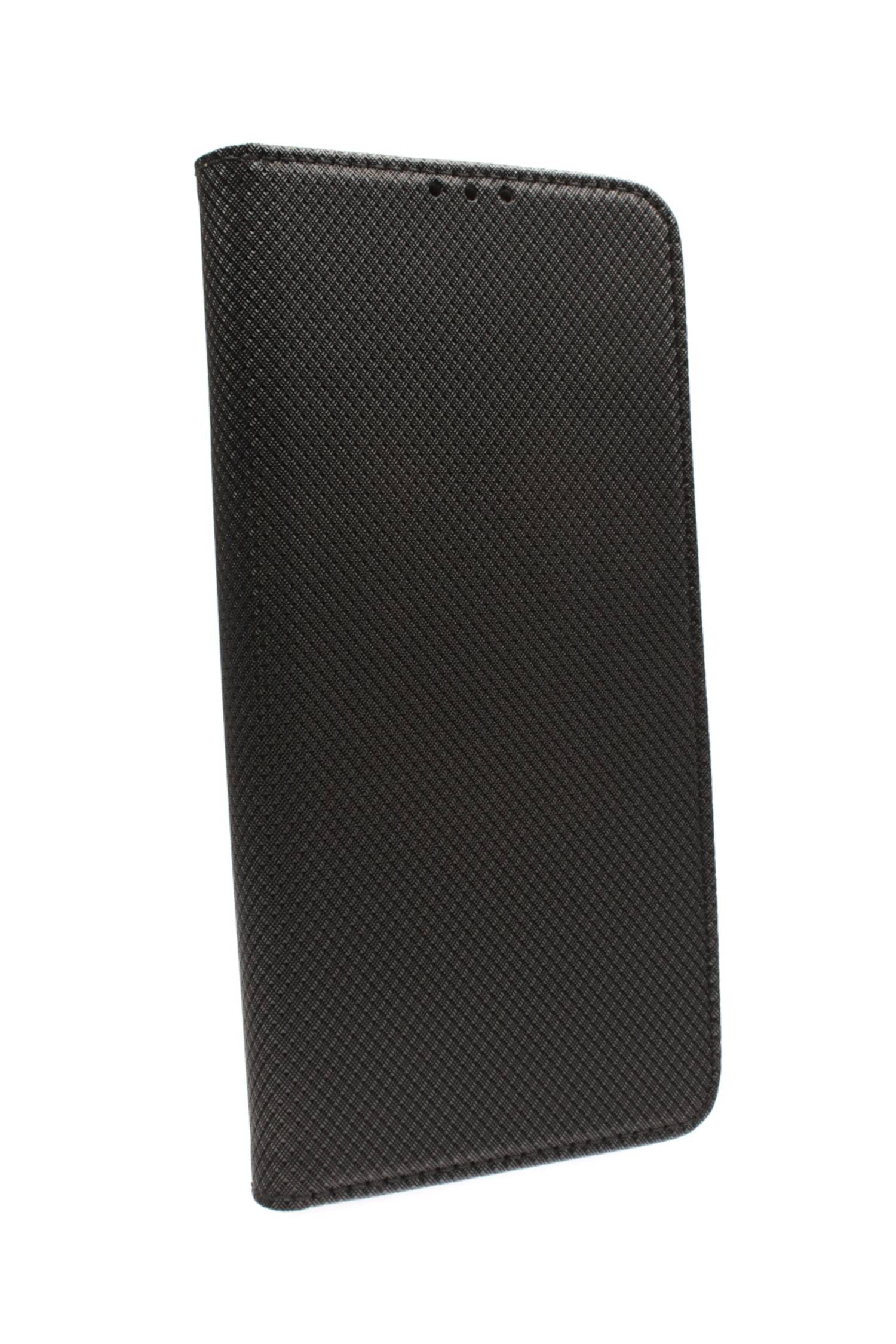 JAMCOVER Texture Bookcover Schwarz für Xiaomi Redmi Note 11 Pro+