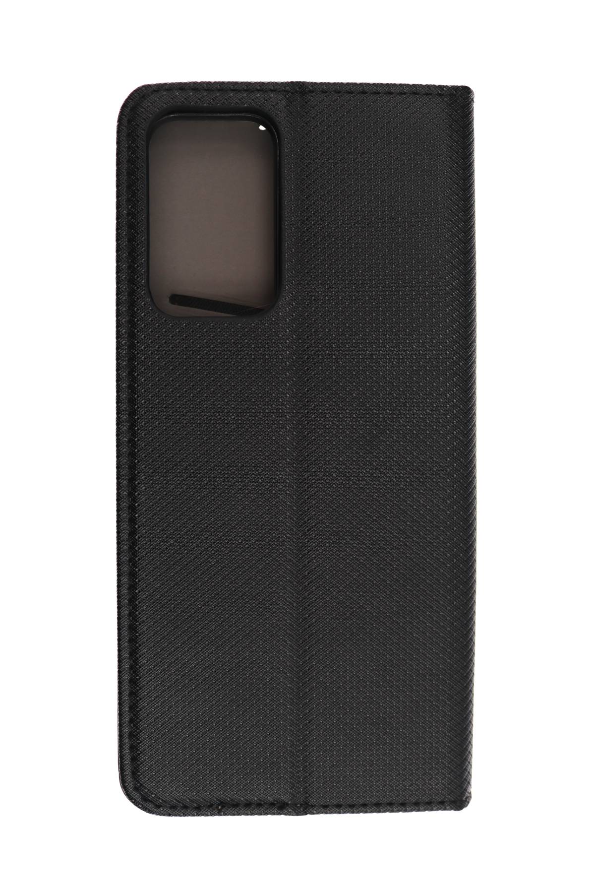 JAMCOVER Texture Bookcover Schwarz für Xiaomi Redmi Note 11 Pro+