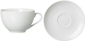 Snap by R & B Cappucinountertasse ''BIANCO'', aus Porzellan spülmaschinenfest, rund