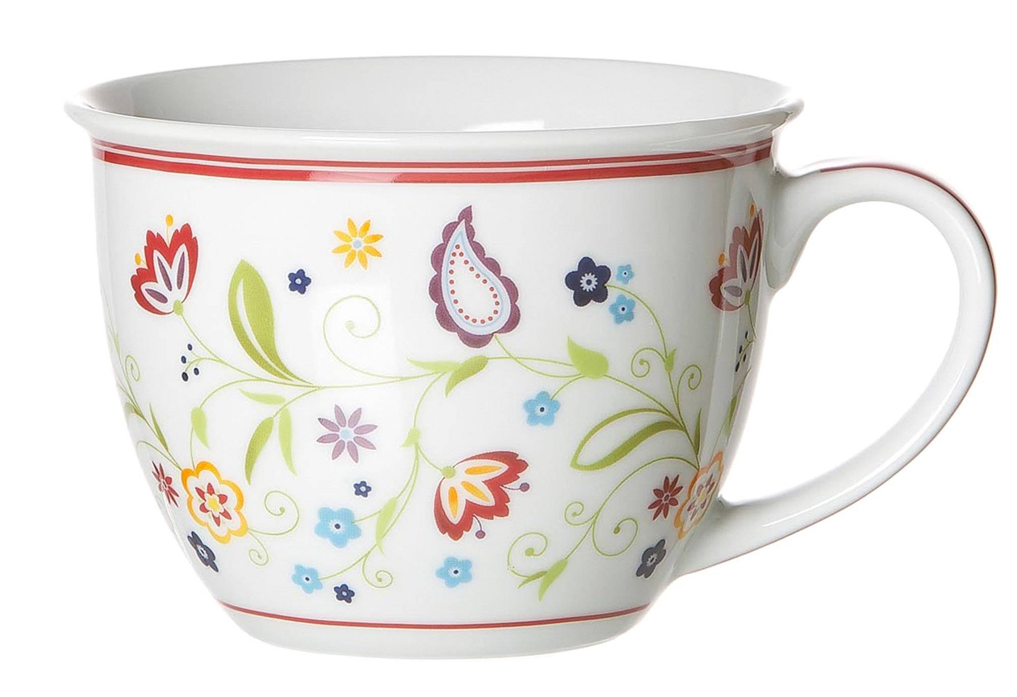 Ritzenhoff & Breker Porzellan Jumbo Obertasse Doppio weiß 350 ml