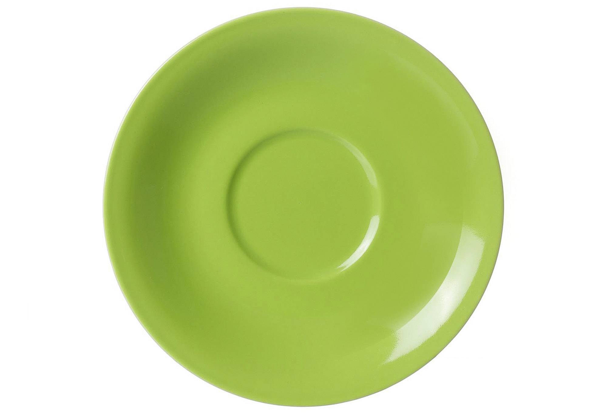 Ritzenhoff & Breker Porzellan Jumbo Untertasse Doppio grün