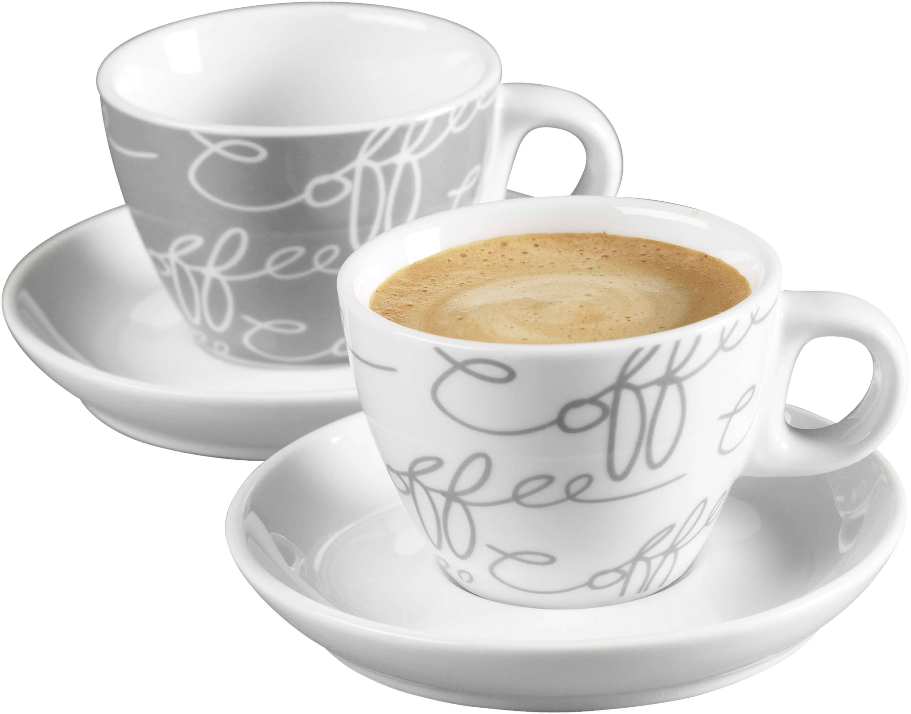 Ritzenhoff & Breker Porzellan Espressotasse Cornello grau 80 ml