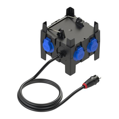 PC ELECTRIC 9030030 - Mobilverteiler "IMST MV" (Eingang: 1x Vollgummi-SK-Stecker + 2m Kabel | Ausgang: 7x