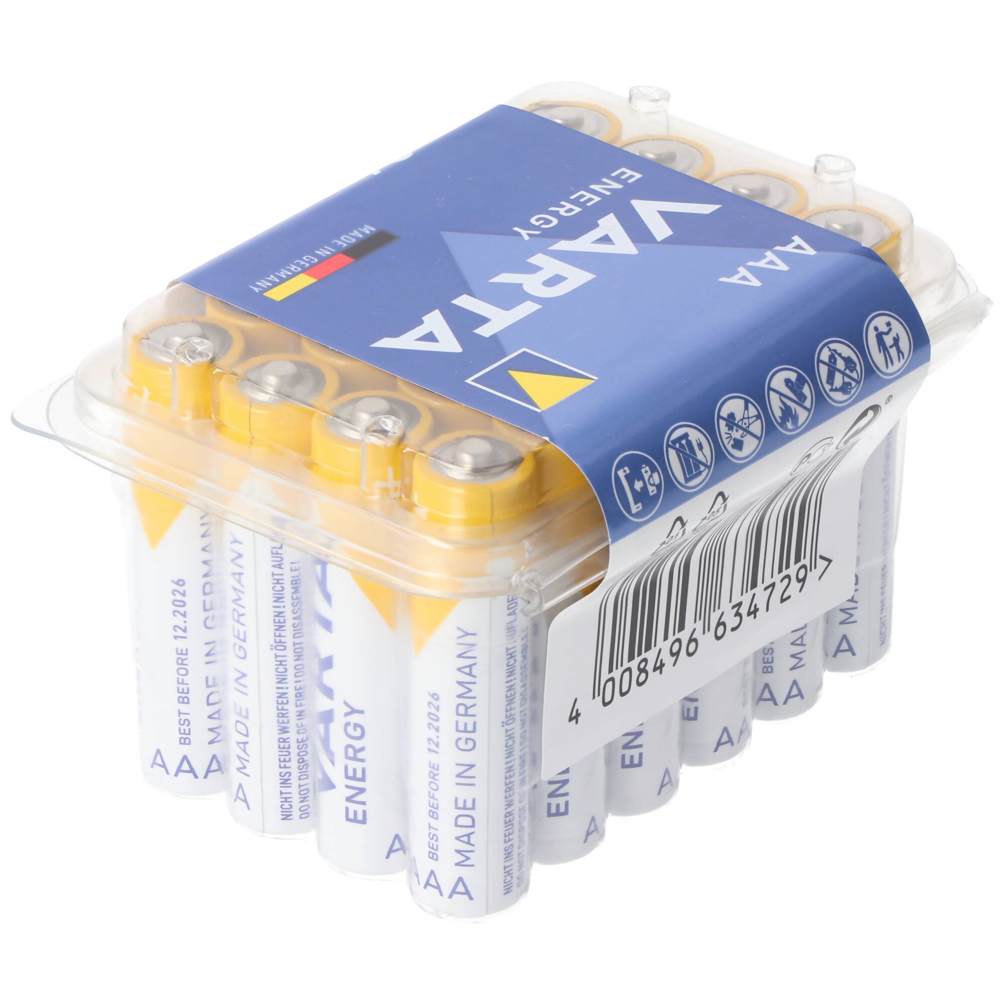 24er Sparpack Varta Energy 4103 Micro inklusive Aufbewahrungsbox