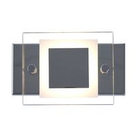 Wandleuchte Wandlampe Badleuchte Wandspot Wohnzimmerlampe Badezimmer Flur, IP44 Metall Glas Chrom, 1x ED 4,5W 400Lm 4000K, LxBxH 15x10x5cm Wandleuchte Wandlampe Badleuchte Wandspot Wohnzimmerlampe Badezimmer Flur, IP44 Metall Glas Chrom, 1x ED 4,5W 400Lm 4000K, LxBxH 15x10x5cm