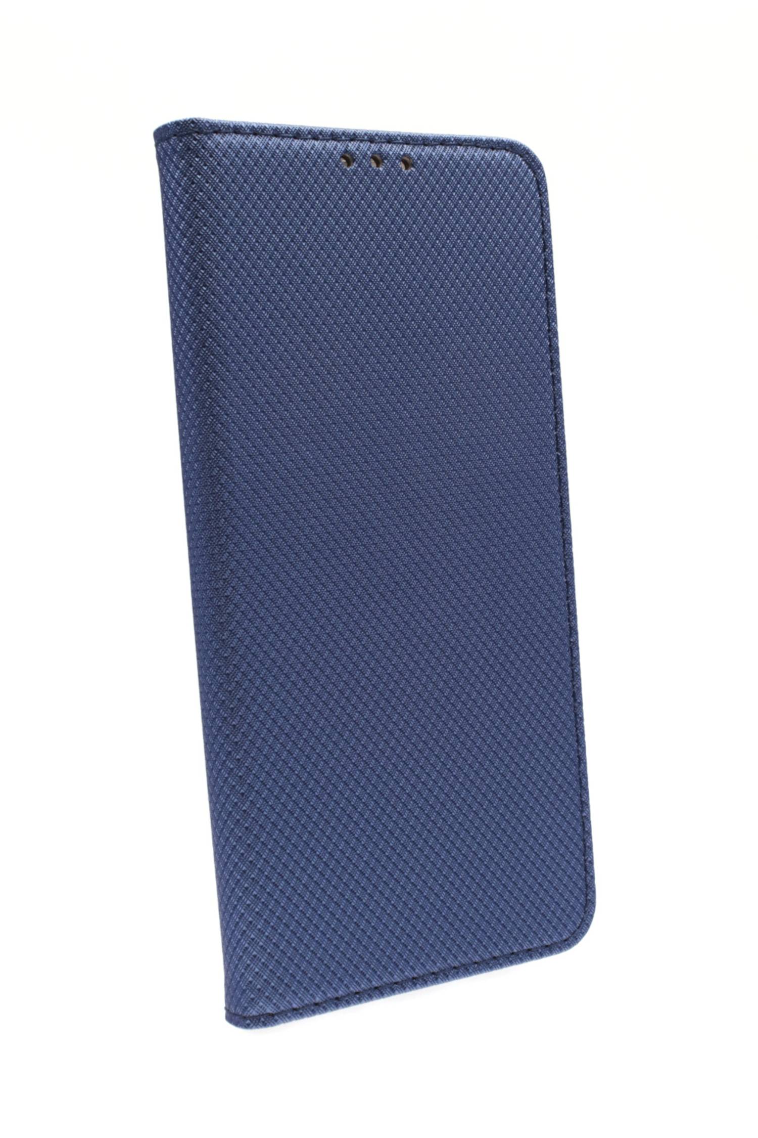 JAMCOVER Texture Bookcover Marineblau für Samsung Galaxy A22 5G