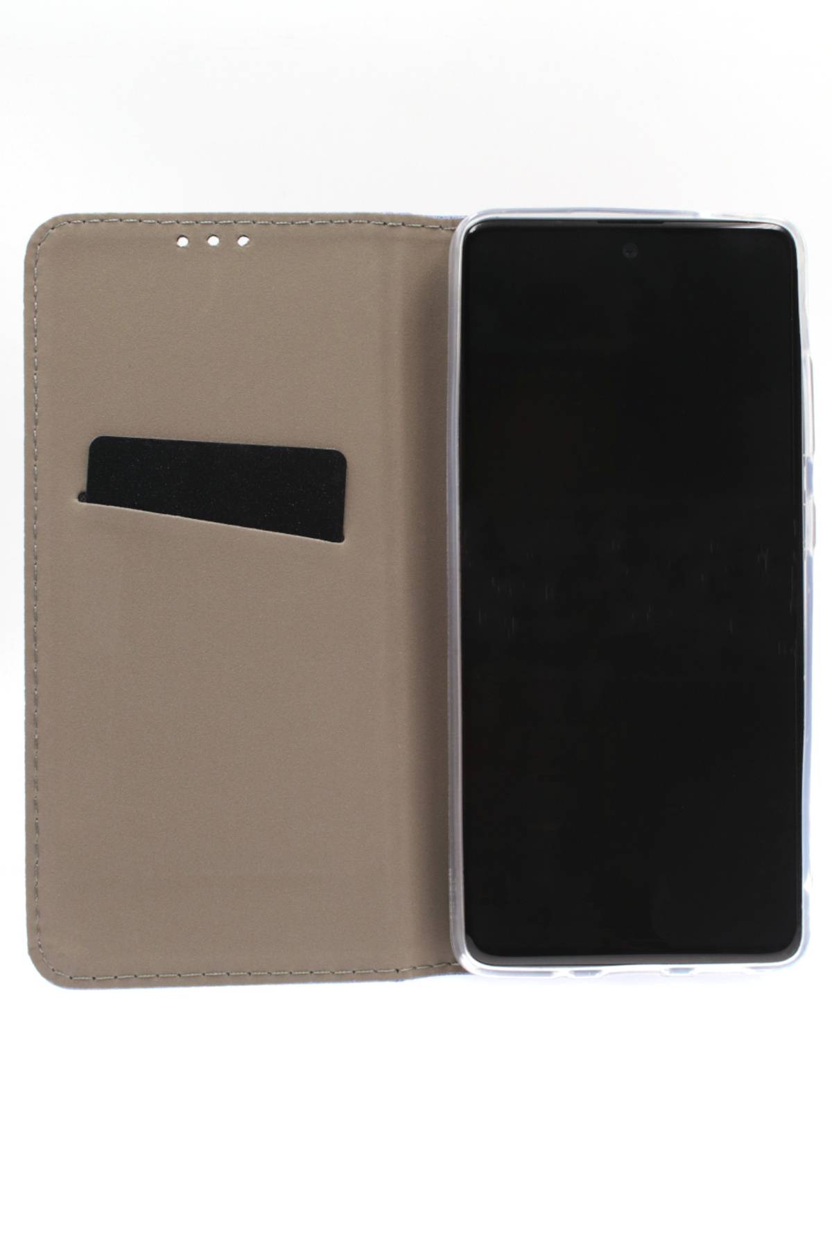 JAMCOVER Bookcase Texture Marineblau für Samsung Galaxy A36 5G, Galaxy A56 5G