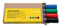 Sigel 4 Whiteboard- und Flipchart-Marker farbsortiert 2.0 - 3.0 mm