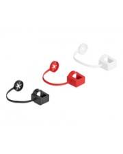 Delock Schutzumschlag - Schwarz, weiß, Rot (Packung mit 50) - Kabel-/Adapterset