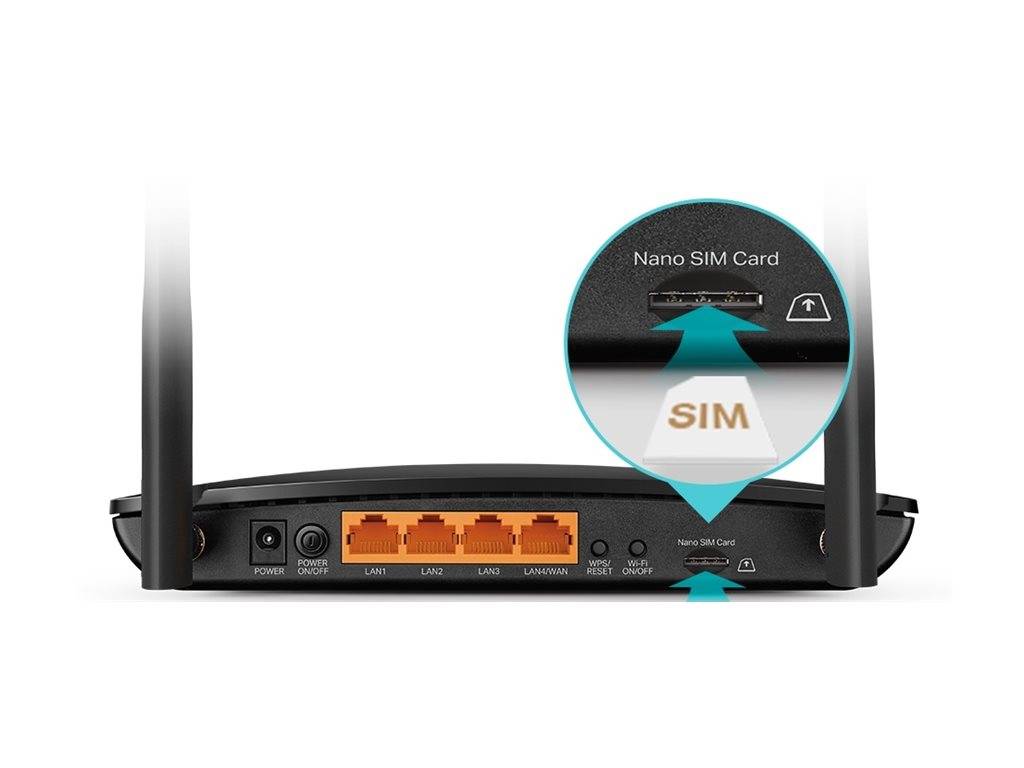 TP-Link Archer MR500 V1 - Wireless Router - WWAN 4-Port-Switch