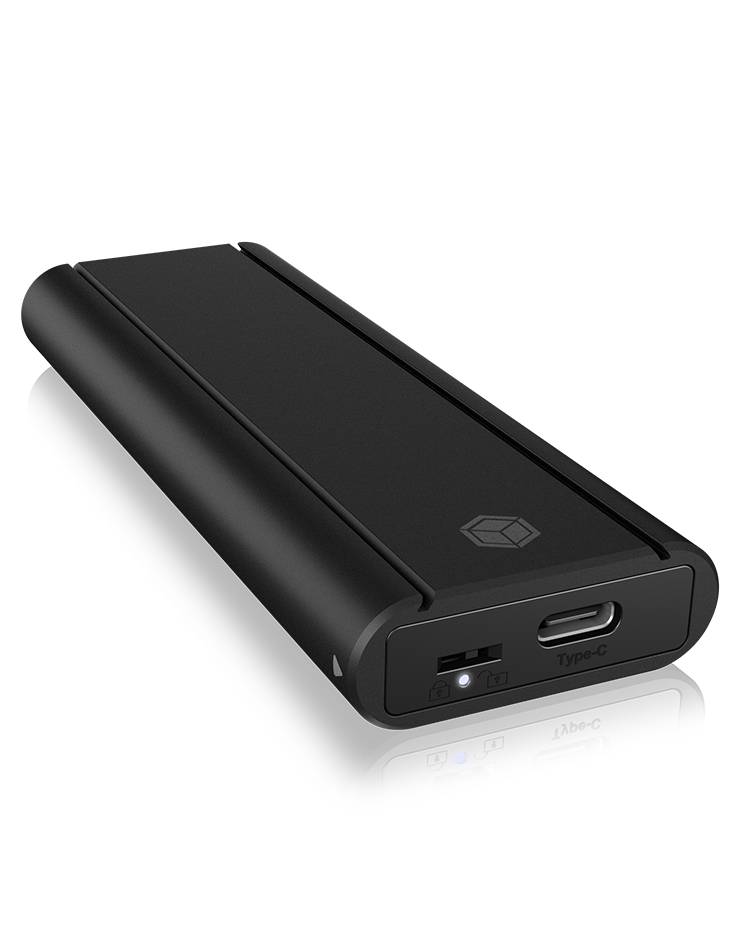 ICY Box Externe Speicherverpackung USB 3.2 Gen 2 M.2 NVMe Karte PCIe NVMe