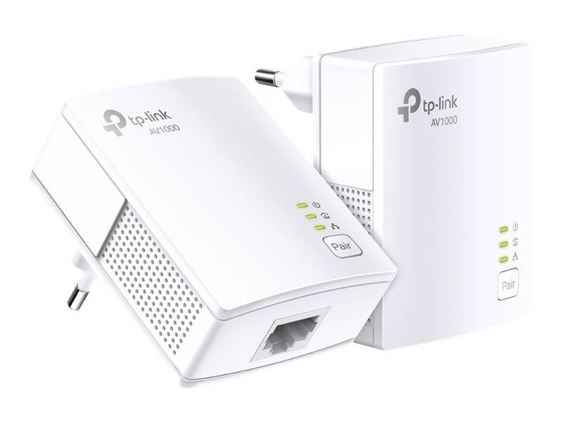 TP-Link TL-PA717 KIT V4 Starter Kit - Powerline Adapterkit 1GbE, HomePlug AV (HPAV)