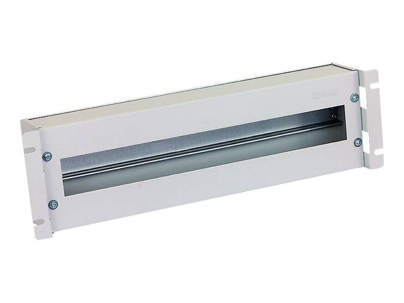 Triton - Rack-Schiene mit Schutzschalter - Schwarz, RAL 9005 - 3U - 48.3 cm (19"")