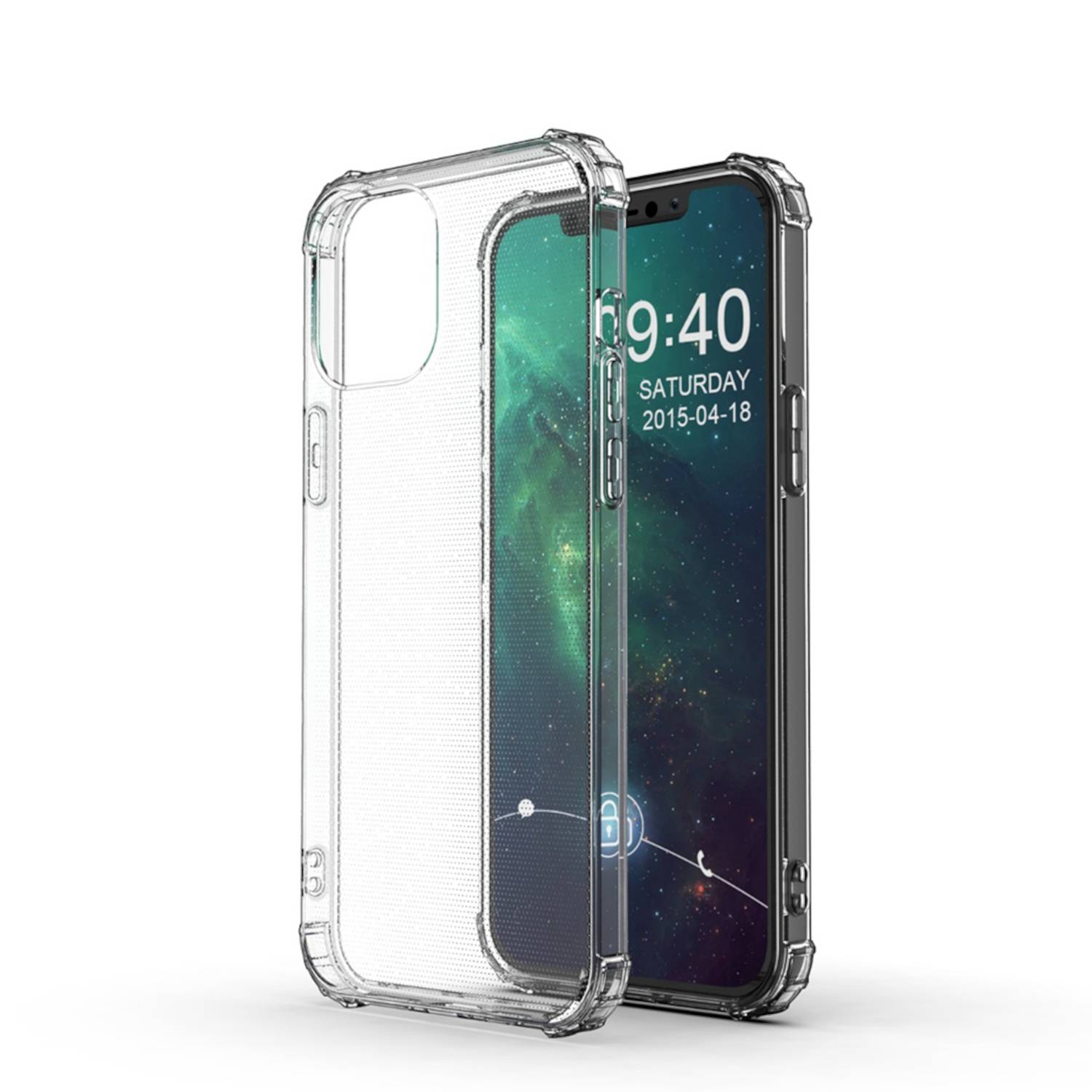 JAMCOVER 1.5 mm Anti Shock Case Transparent für Samsung Galaxy A22 5G - Schutzhülle, Backcover, Handyhülle
