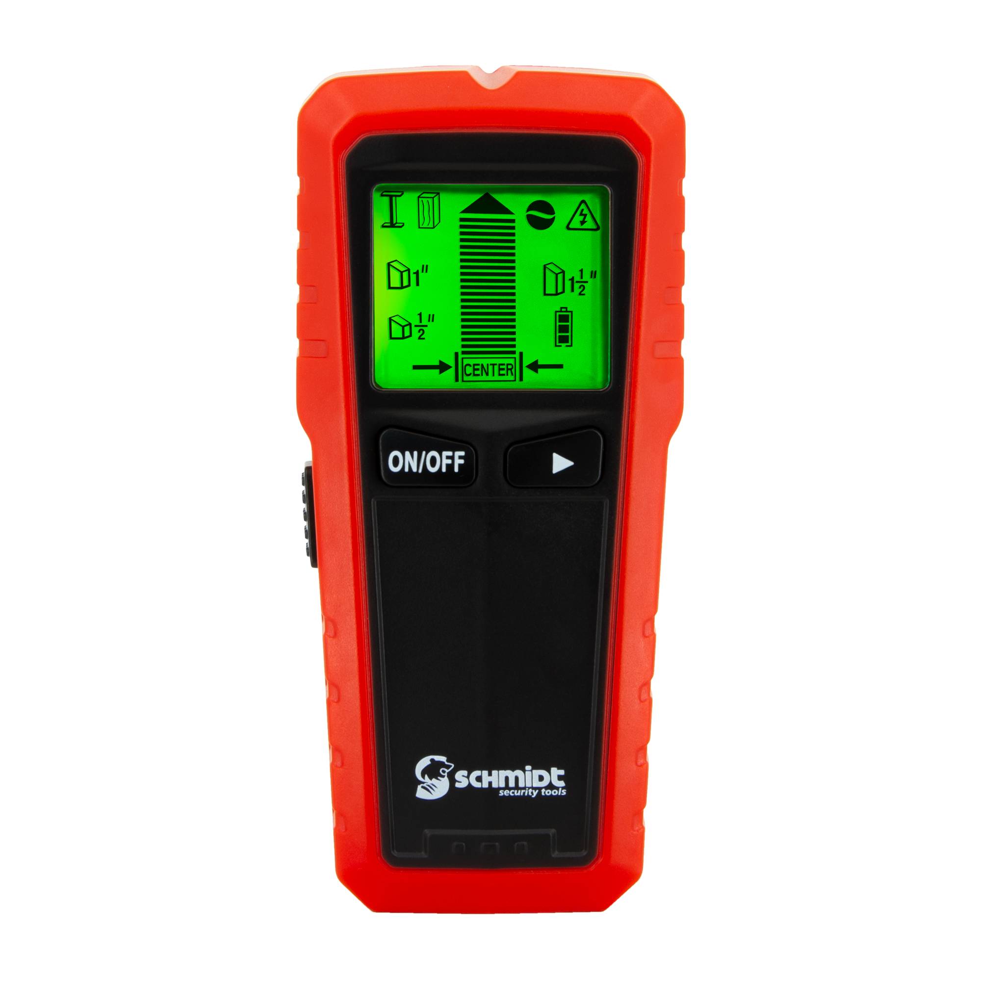 SCHMIDT security Tools Digitaler Ortungsgerät - LCD Display - Wandscanner - Tonfunktion - Automatische Kalibrierung - Leitungssucher - Balkensucher