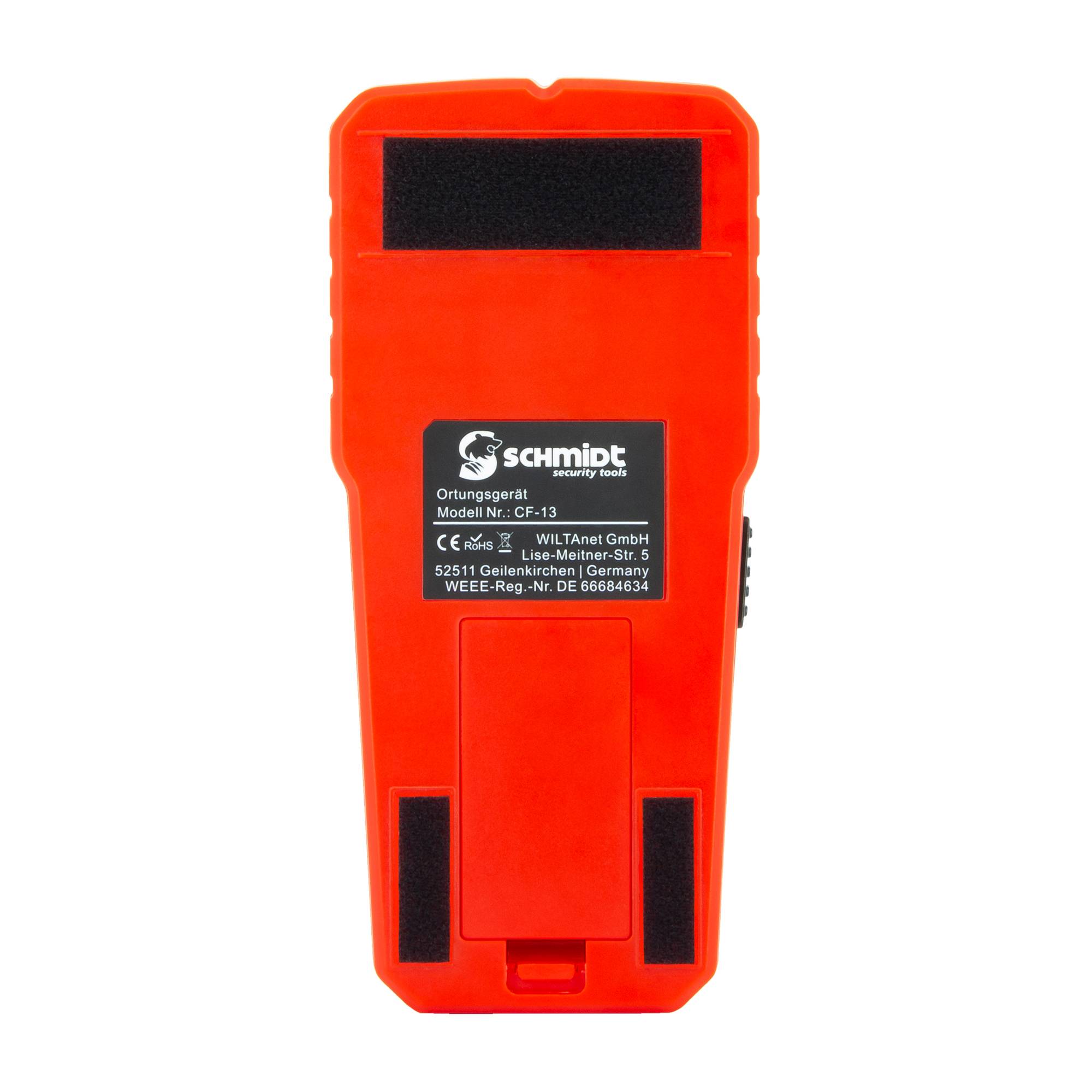 SCHMIDT security Tools Digitaler Ortungsgerät - LCD Display - Wandscanner - Tonfunktion - Automatische Kalibrierung - Leitungssucher - Balkensucher