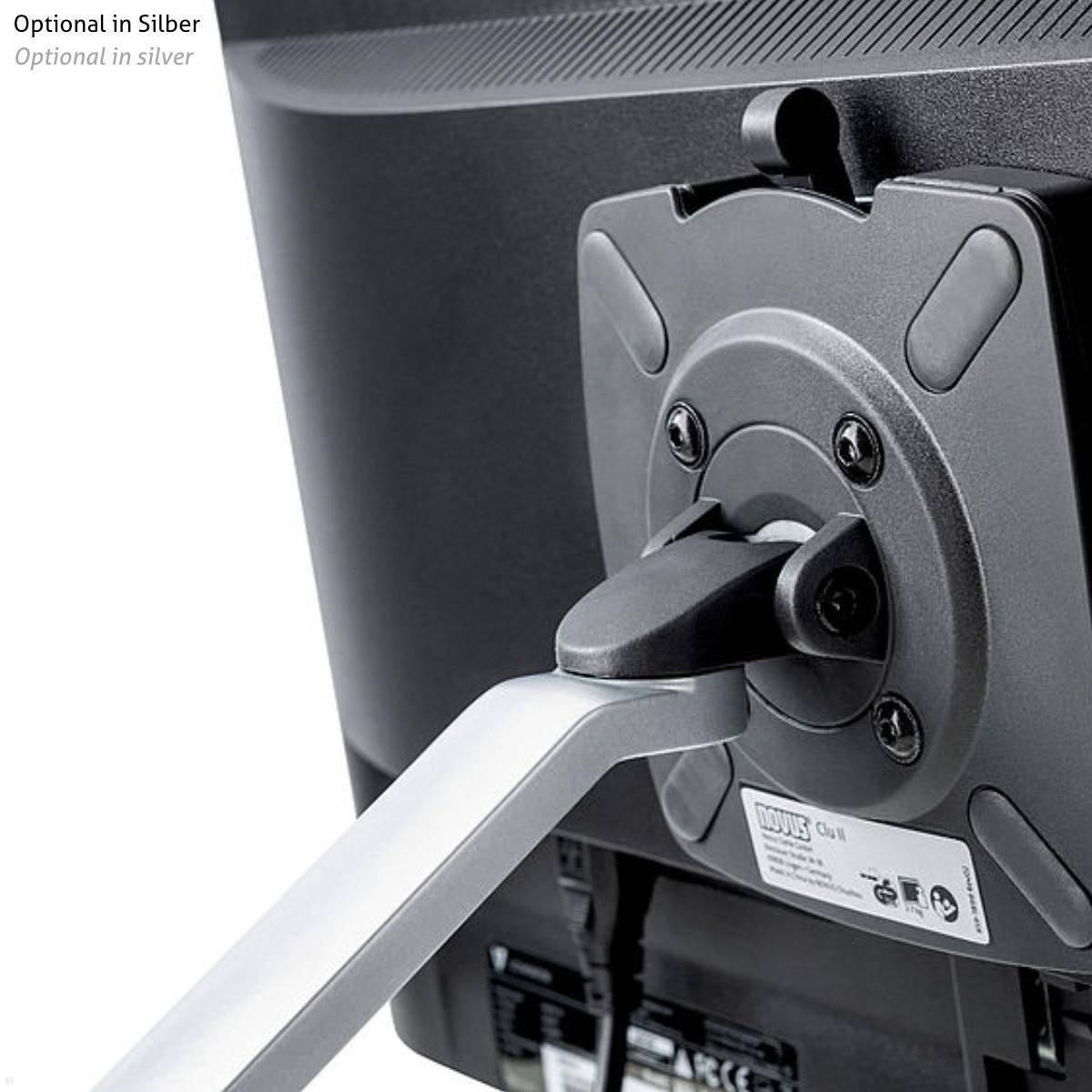 Novus Clu Duo XL C Monitorhalterung für 2 Monitore (990+4018+001), schwarz