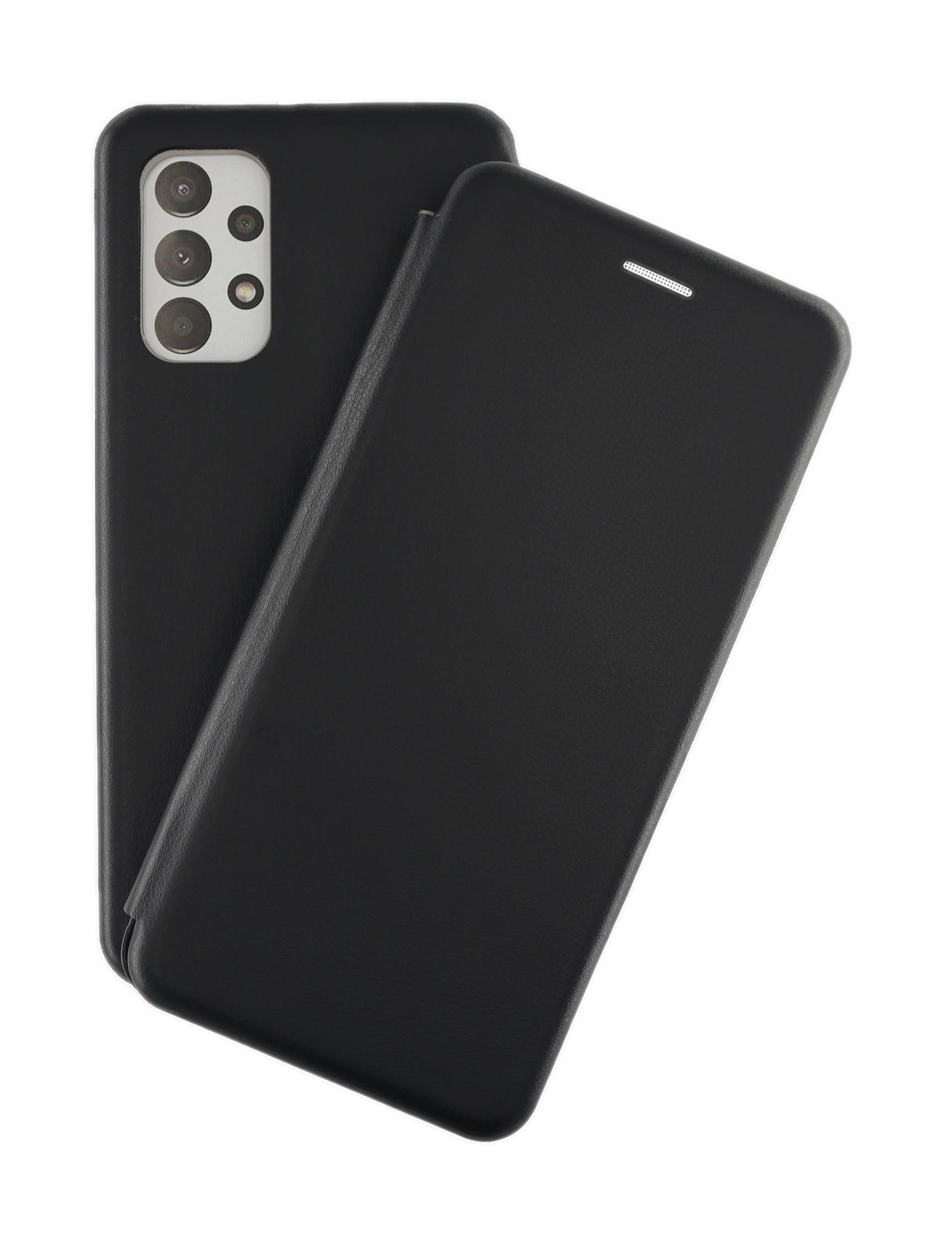 JAMCOVER Bookcase Rounded für Samsung Galaxy A53 5G - Handytasche mit abgerundeten Kanten, Kartenfach und Standfunktion