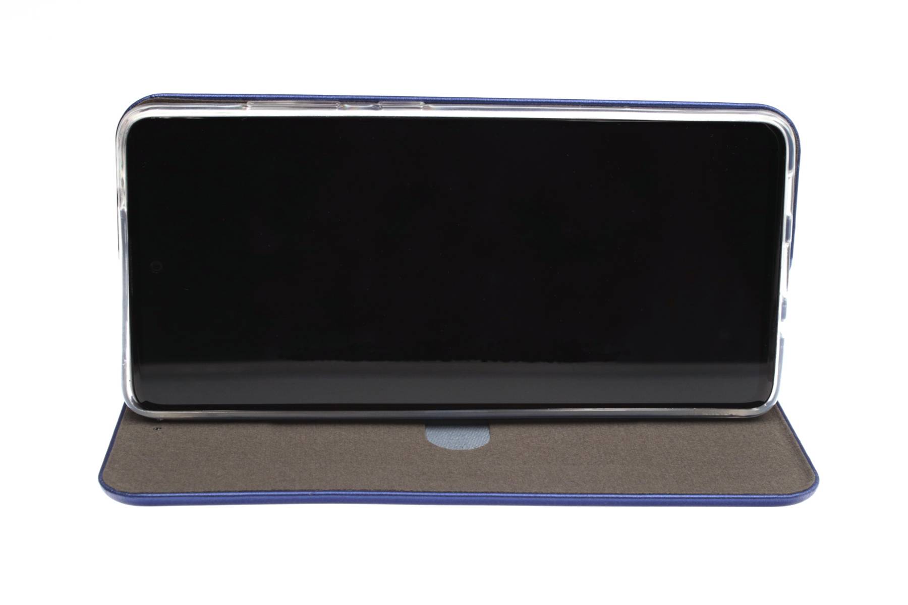 JAMCOVER Bookcase Rounded Marineblau für Apple iPhone 16e, iPhone 17e