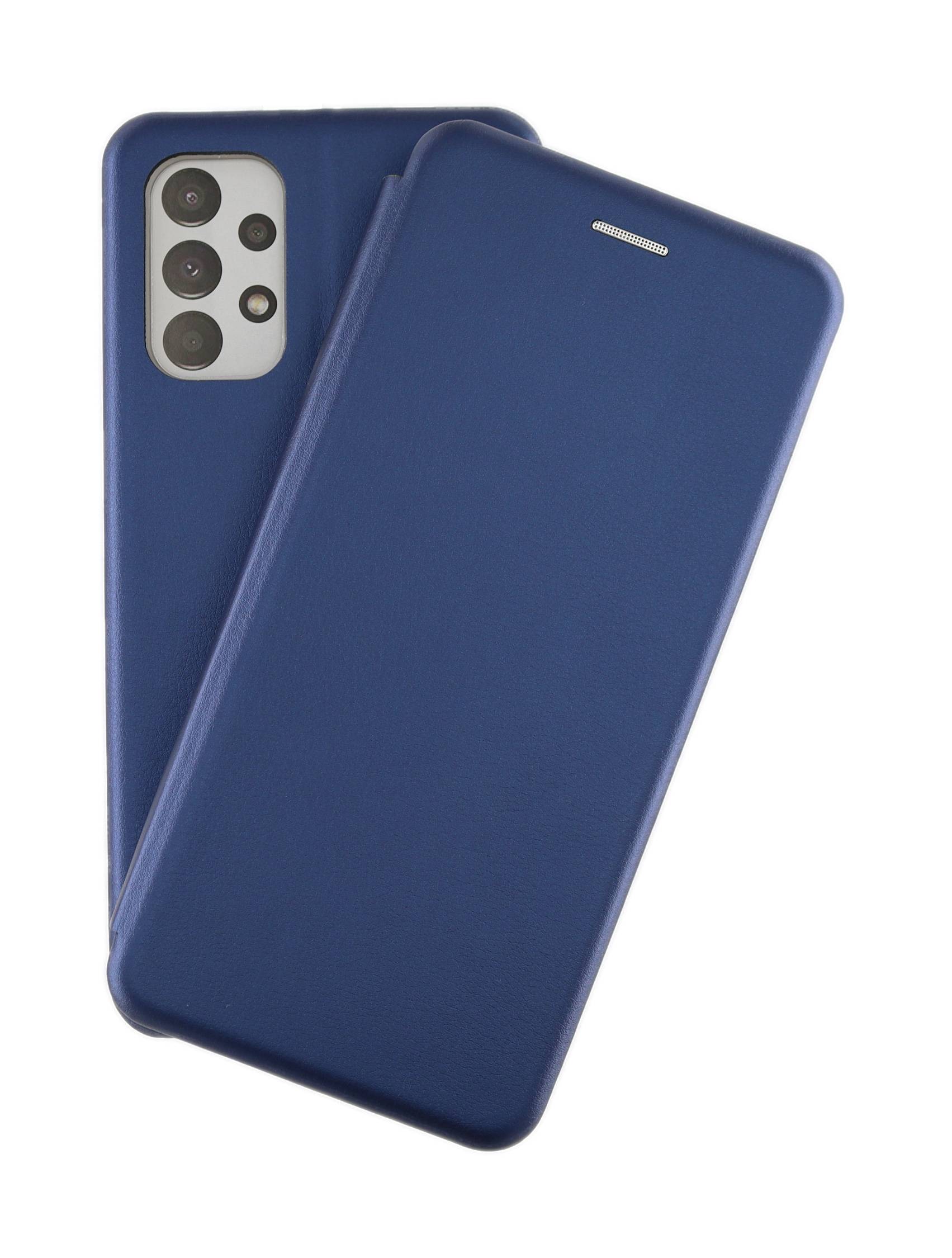 JAMCOVER Bookcase Rounded f. Samsung Galaxy A13, A13 NE, A13 4G - Handytasche mit abgerundeten Kanten, Kartenfach & Standfunktion