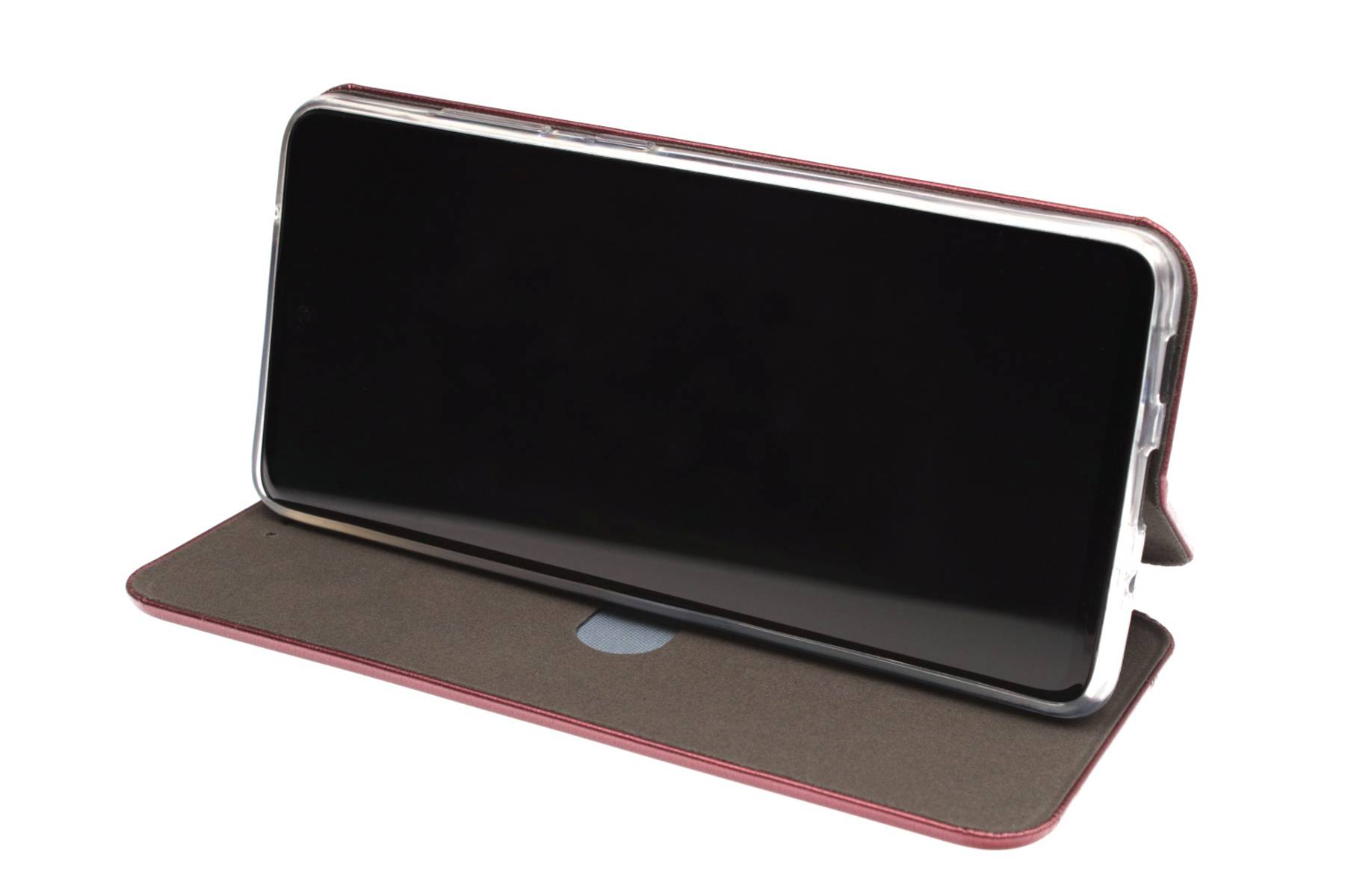 JAMCOVER Bookcase Rounded für Samsung Galaxy A53 5G - Handytasche mit abgerundeten Kanten, Kartenfach und Standfunktion