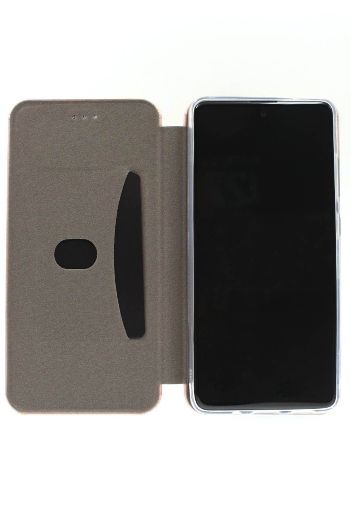 JAMCOVER Bookcase Rounded f. Samsung Galaxy A13, A13 NE, A13 4G - Handytasche mit abgerundeten Kanten, Kartenfach & Standfunktion