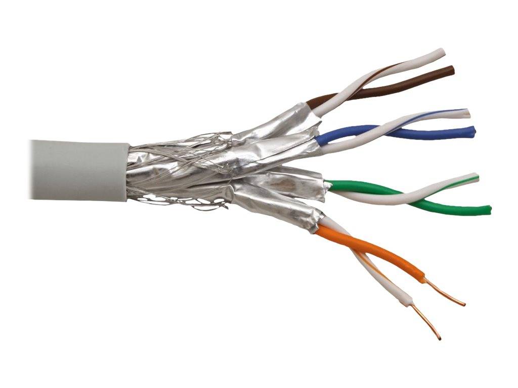 ROTRONIC-SECOMP - VALUE - Bulkkabel - 100 m - SFTP - CAT 7 - Massivleiter - Grau - (Anzahl pro Packung: 4)