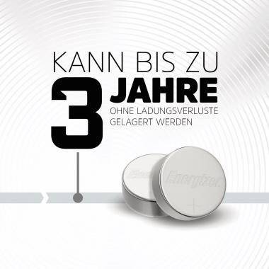 Energizer Knopfzelle LR44/A76 E300141401 Alkali 4 St./Pack.