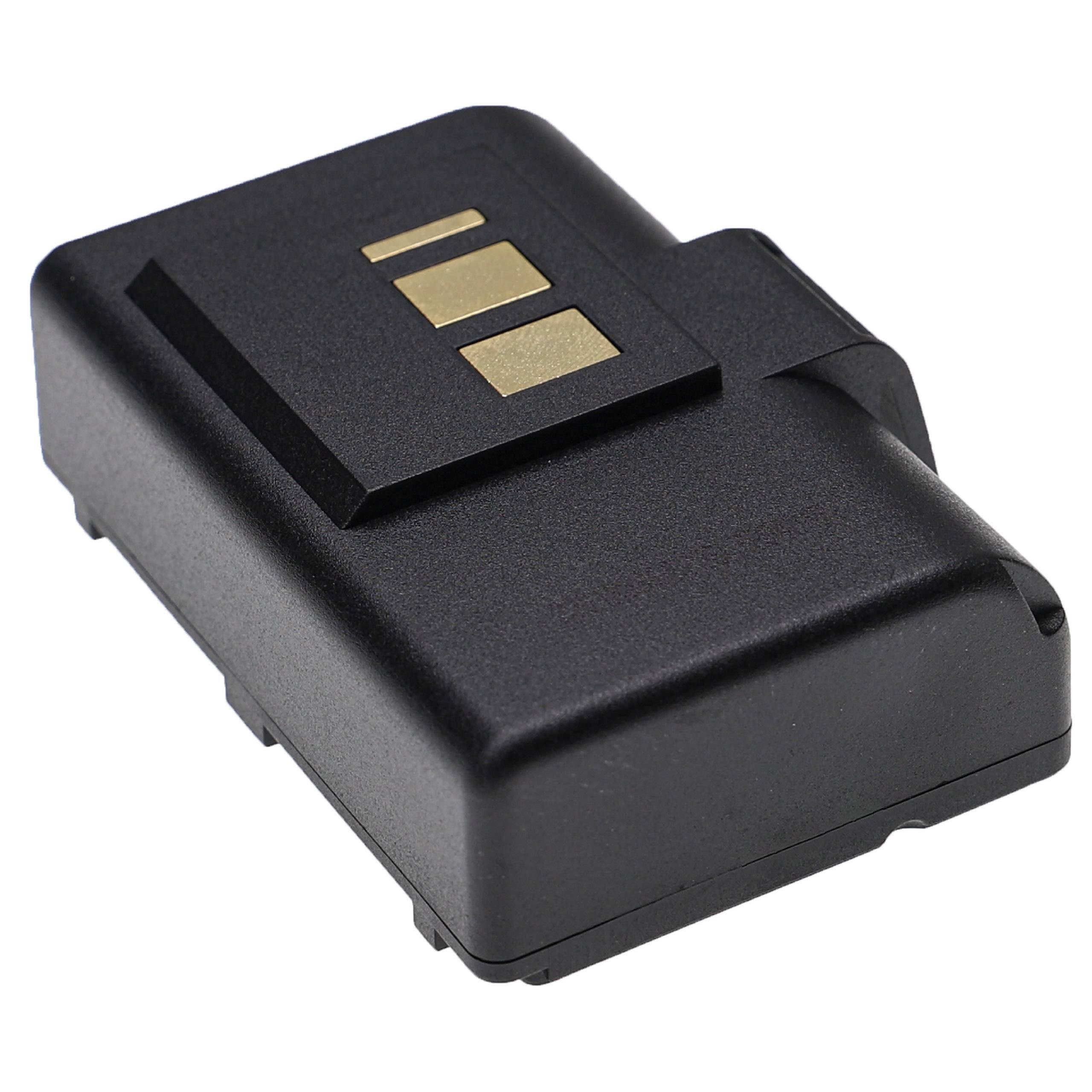 vhbw Akku kompatibel mit Zebra ZR138 Drucker Kopierer Scanner Etiketten-Drucker (3400 mAh, 7,4 V, Li-Ion)