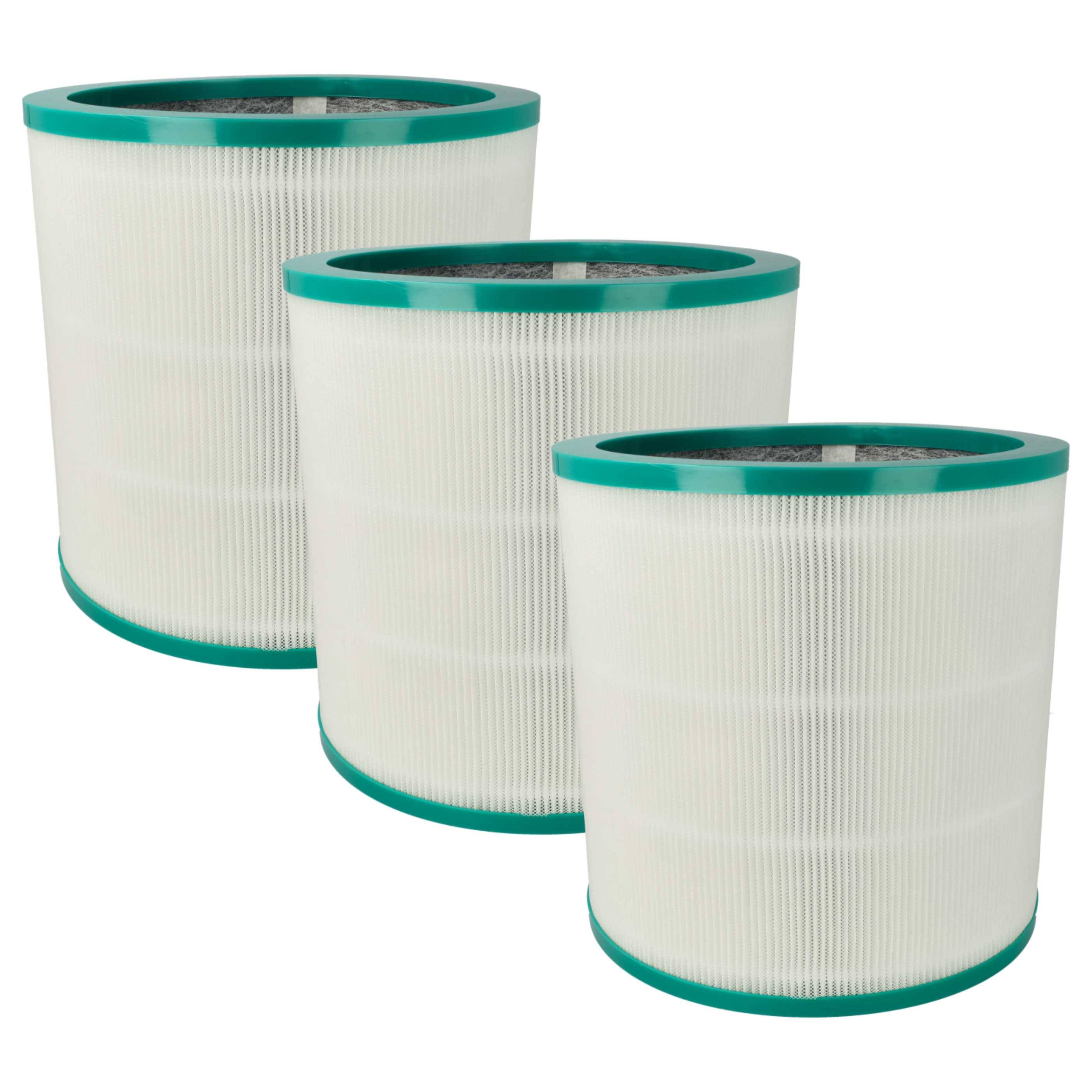 vhbw 3x HEPA Filter kompatibel mit Dyson Pure Cool TP00 | TP01, TP02, Link 308400-01, Me BP01, Link 308401-01 Luftreiniger - Ersatz-Filter