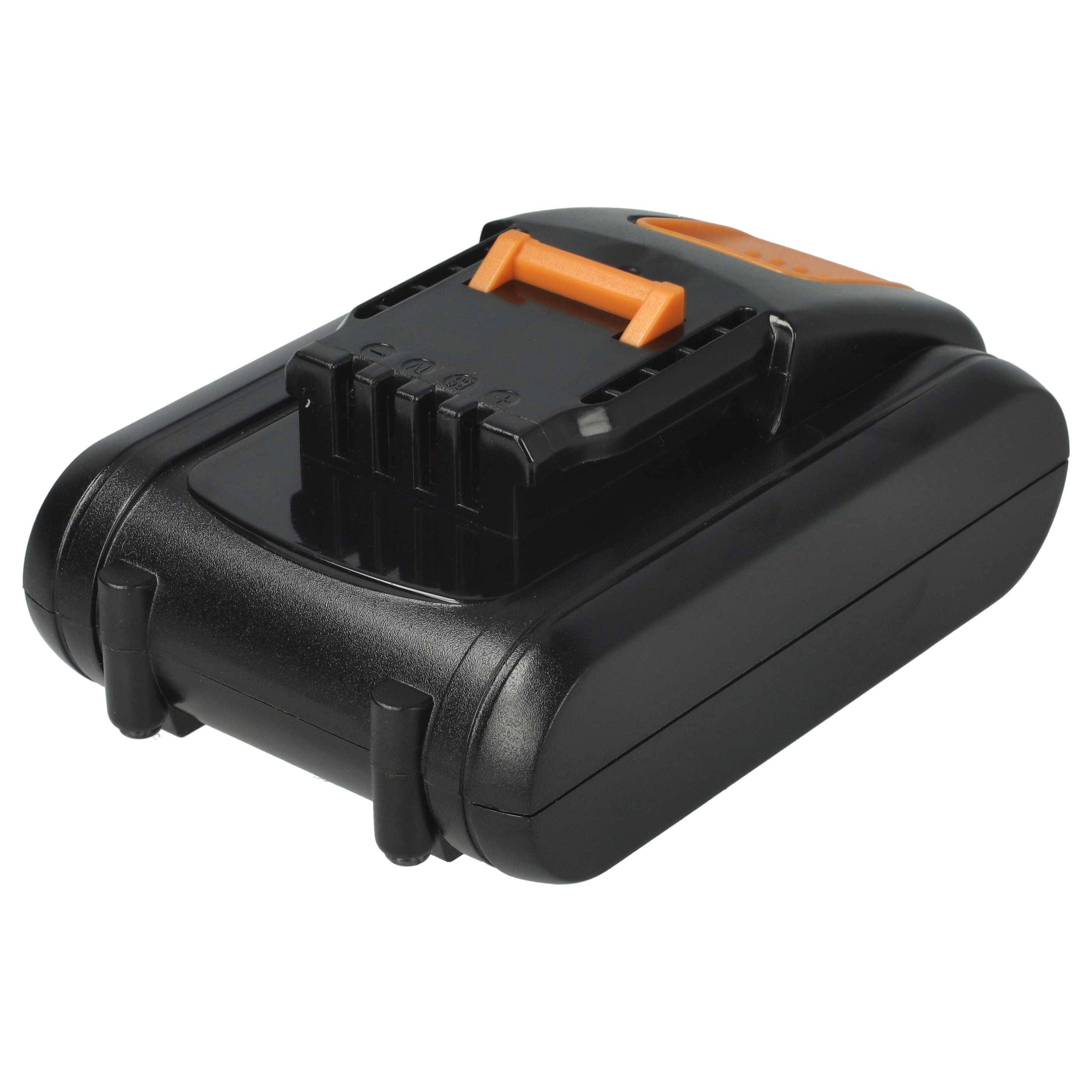 EXTENSILO Akku kompatibel mit Worx WG160E, WG160E.5, WG163, WG163E, WG163E.9, WG163E.1, WG163E.2 Elektrowerkzeug (2500 mAh, Li-Ion, 20 V)