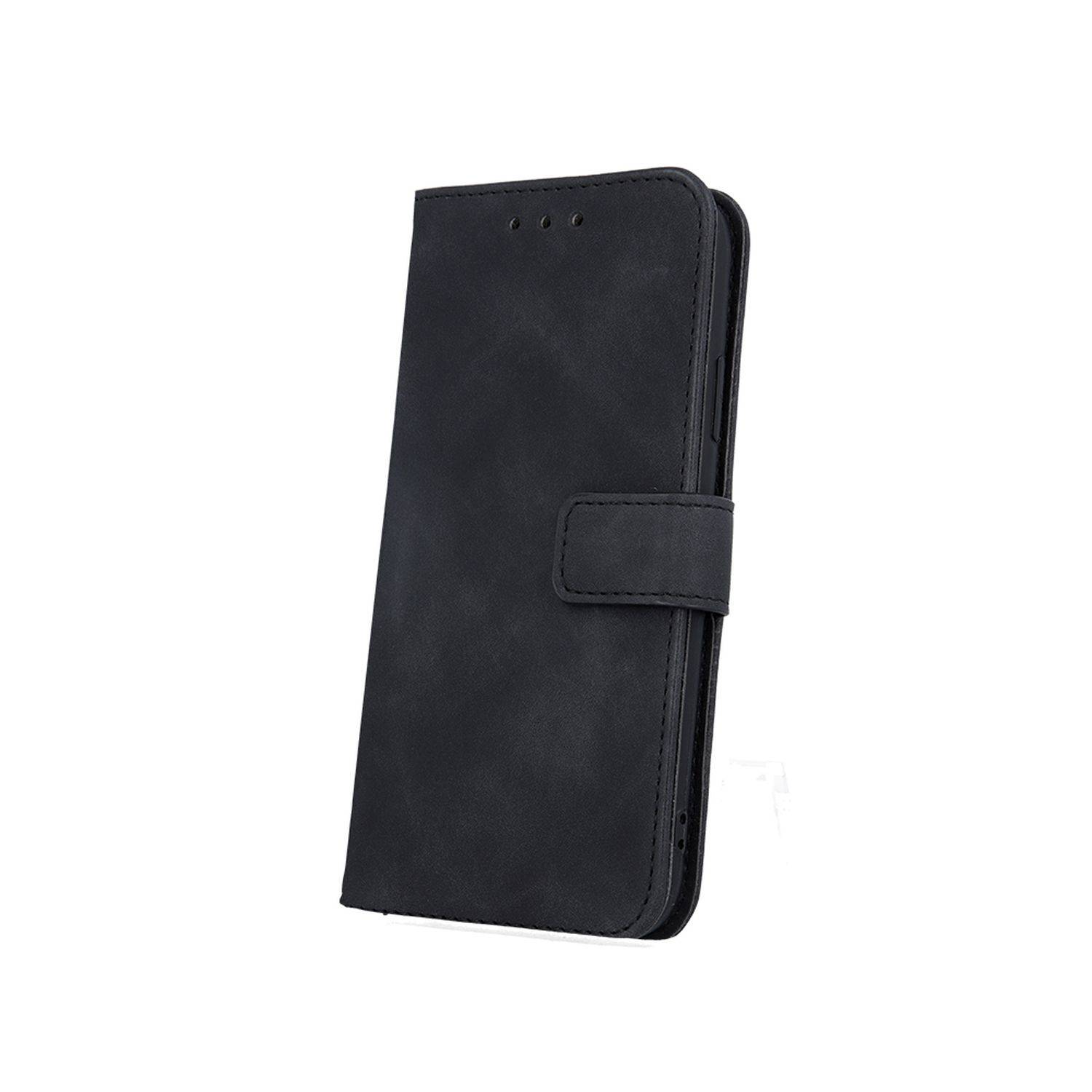 Smart Velvet Case Tasche Hülle kompatibel mit Xiaomi 12 5G Cover Magnet Buch-Tasche Schwarz