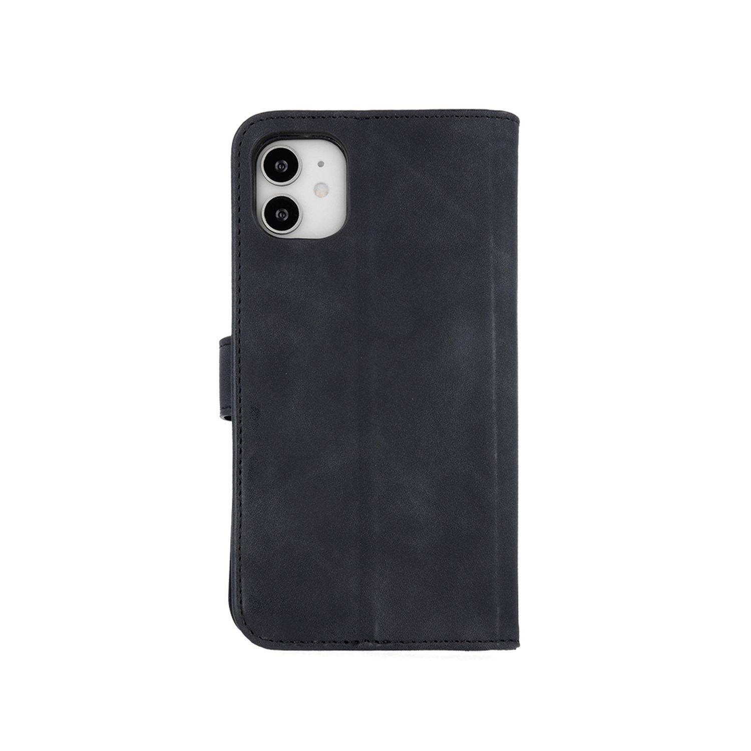 Smart Velvet Case Tasche Hülle kompatibel mit Xiaomi 12 5G Cover Magnet Buch-Tasche Schwarz