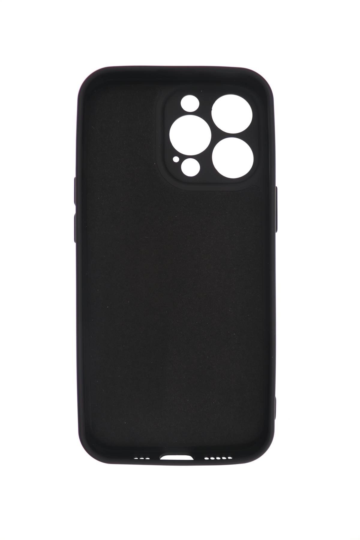 JAMCOVER Silikon Case Schwarz für Apple iPhone 13 Pro Max - Schutzhülle, Backcover, Handyhülle