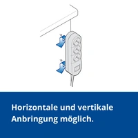 ALING-CONEL 3-fach Schutzkontakt Steckdosenleiste mit Ein/Aus Schalter 16A/ 250V~ (10 m Verbindungskabel) Anthrazit ALING-CONEL 3-fach Schutzkontakt Steckdosenleiste mit Ein/Aus Schalter 16A/ 250V~ (10 m Verbindungskabel) Anthrazit