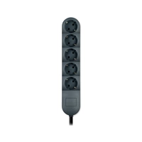 ALING-CONEL 5-fach Schutzkontakt Steckdosenleiste 16A/ 250V~ (5 m Verbindungskabel) Anthrazit ALING-CONEL 5-fach Schutzkontakt Steckdosenleiste 16A/ 250V~ (5 m Verbindungskabel) Anthrazit
