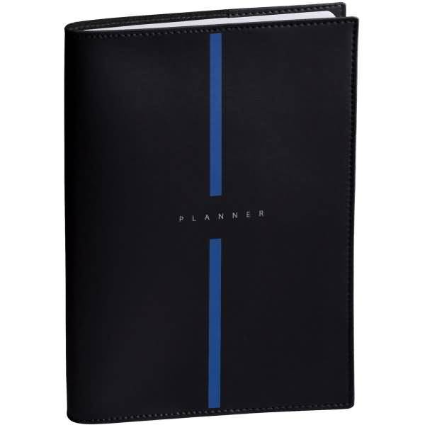 Buchkalender Plan Note 15 15x21cm Billy schwarz 2024