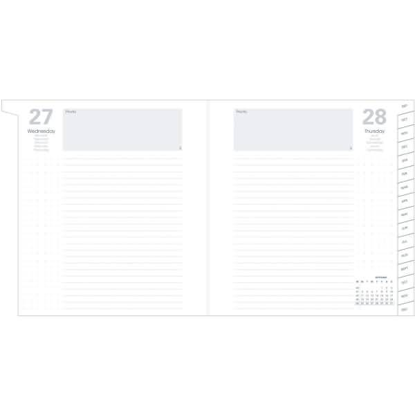 Buchkalender Plan Day 16x16cm Billy Blush 2024