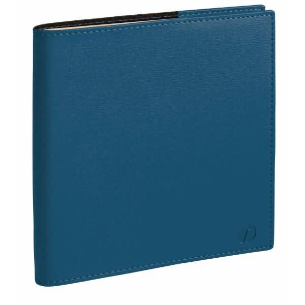Buchkalender Executif Prestige 16x16cm Soho stahlblau 2027