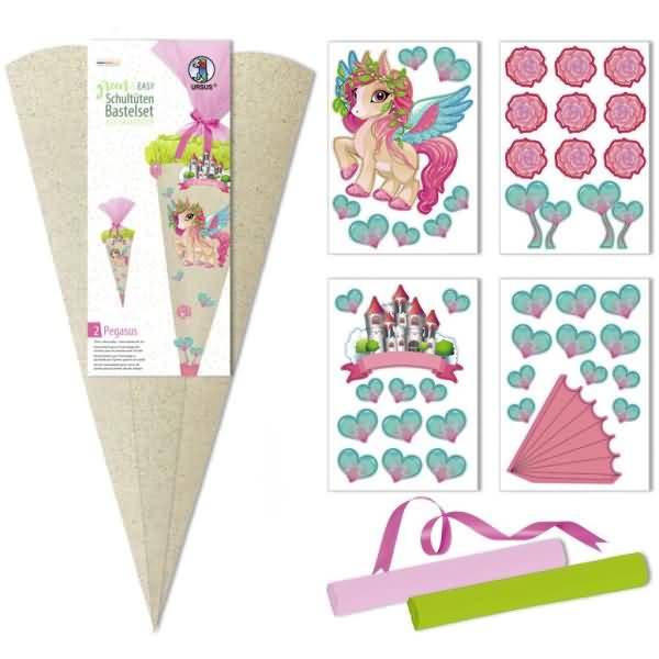 Schultüten-Bastelset 68cm Green & Easy Traktor