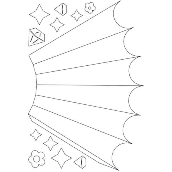 Schultüten-Bastelset 68cm Ninja
