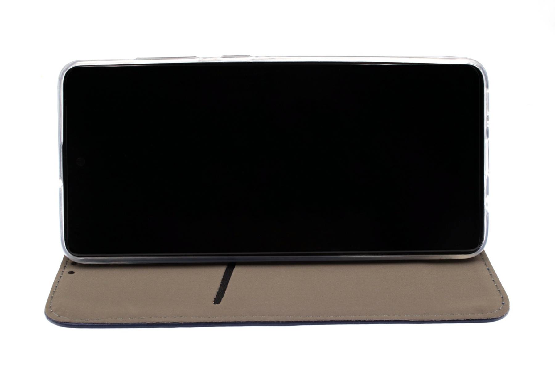 JAMCOVER Bookcase Smooth & Safe Marineblau für Samsung Galaxy S25 FE