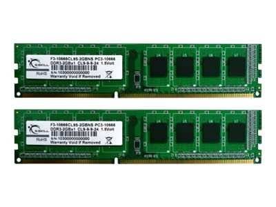 G.Skill NS Series - DDR3 - kit - 4 GB: 2 x 2 GB - DIMM 240-PIN - 1333 MHz / PC3-