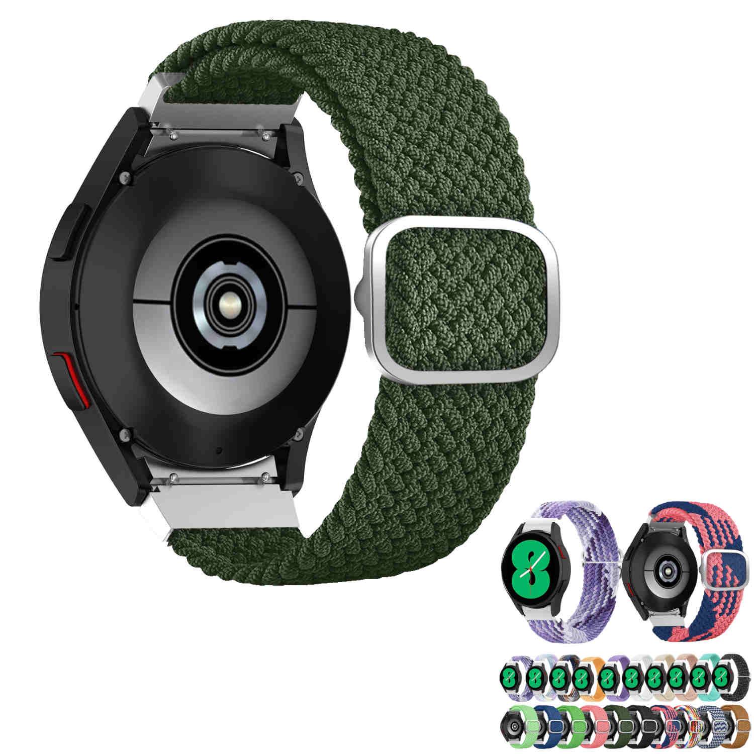 Für Samsung Galaxy Watch FE 6 5 4 Normal Pro Classic Nylon Arm Band