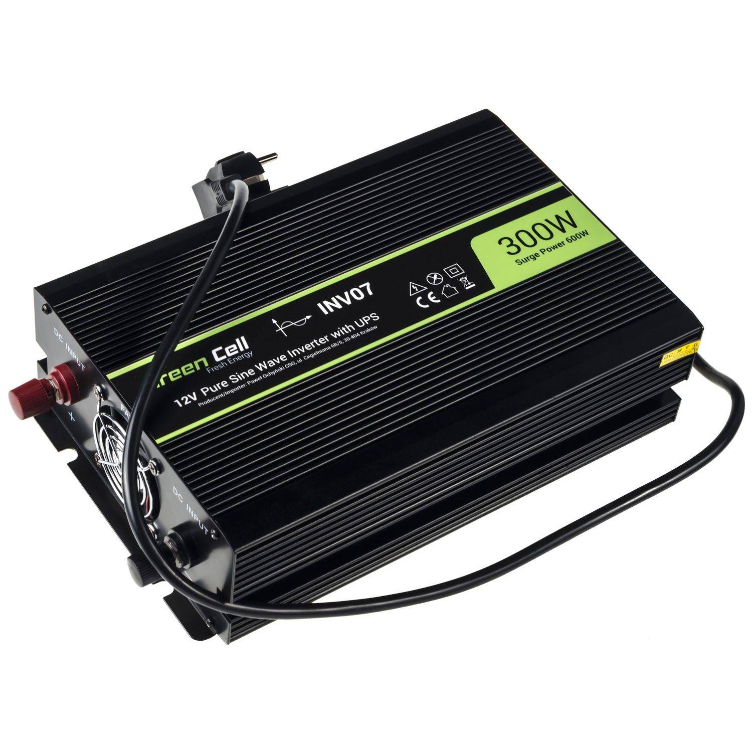 Spannungswandler 12V auf 230V Reiner sinus 300W/600W USV für Heizung